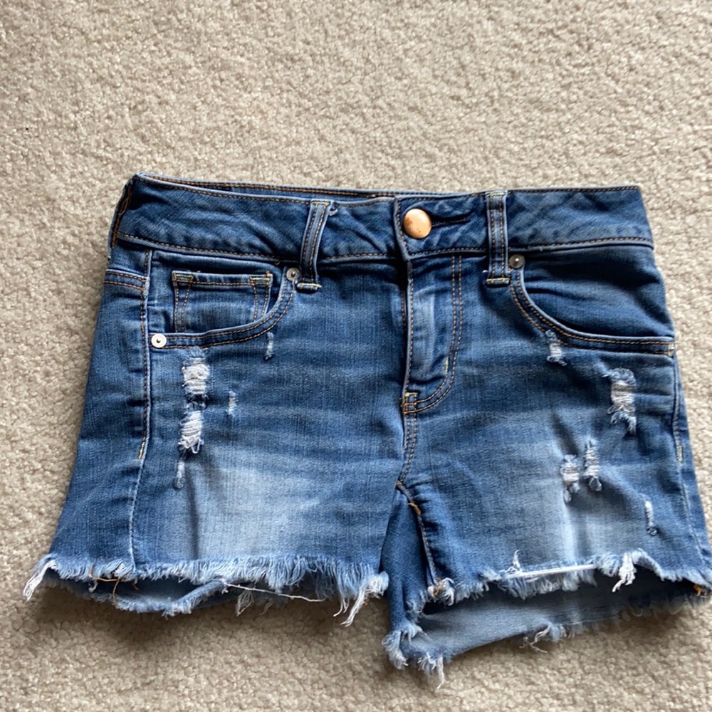 American Eagle Super Stretch Midi Shorts